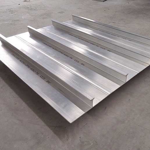 Ribbed Aluminum Plate